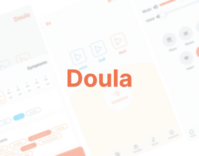 Tara Yazdian working with Doula on Redesign (Personal Project)